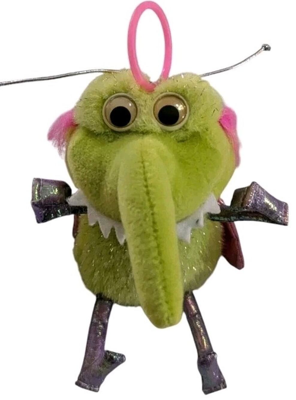 Russ Berrie 2003 Pull String Vibrating Mosquito Bug Plush 20814 Vtg Y2k Toy 6"